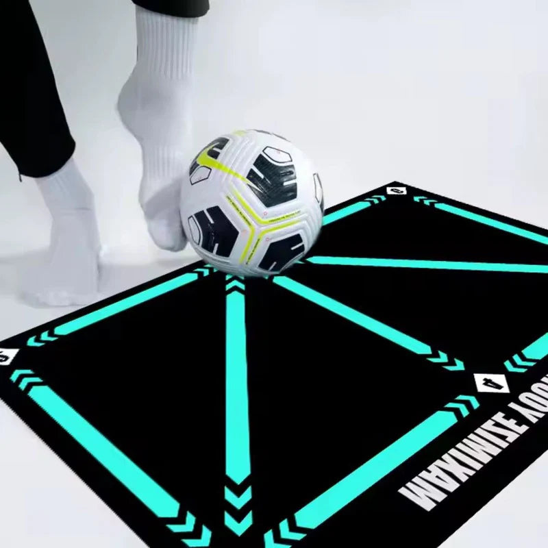 Football Footstep Training Mat - Soccer Skill Enhancement Practice Mat